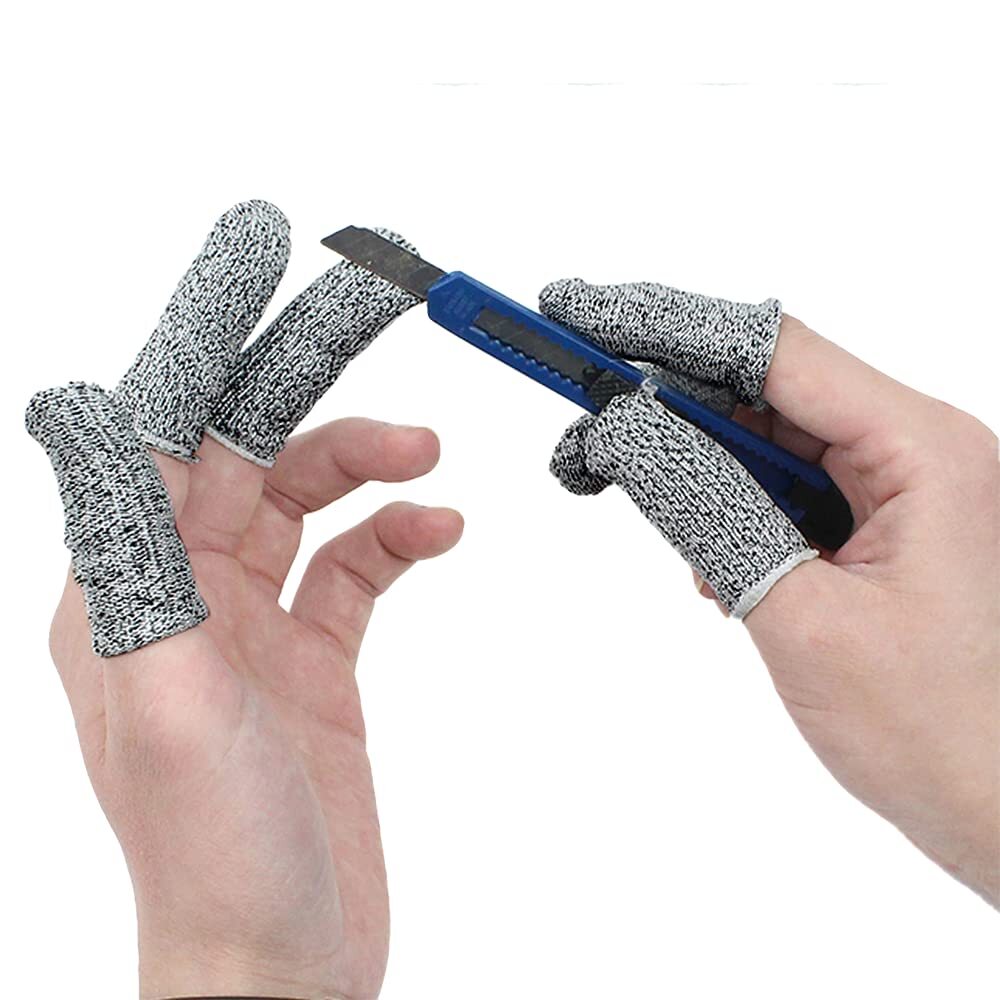 40 Pcs Finger Cots Cut Resistant Fingertips Sleeves for Kitchen Work Sculpture