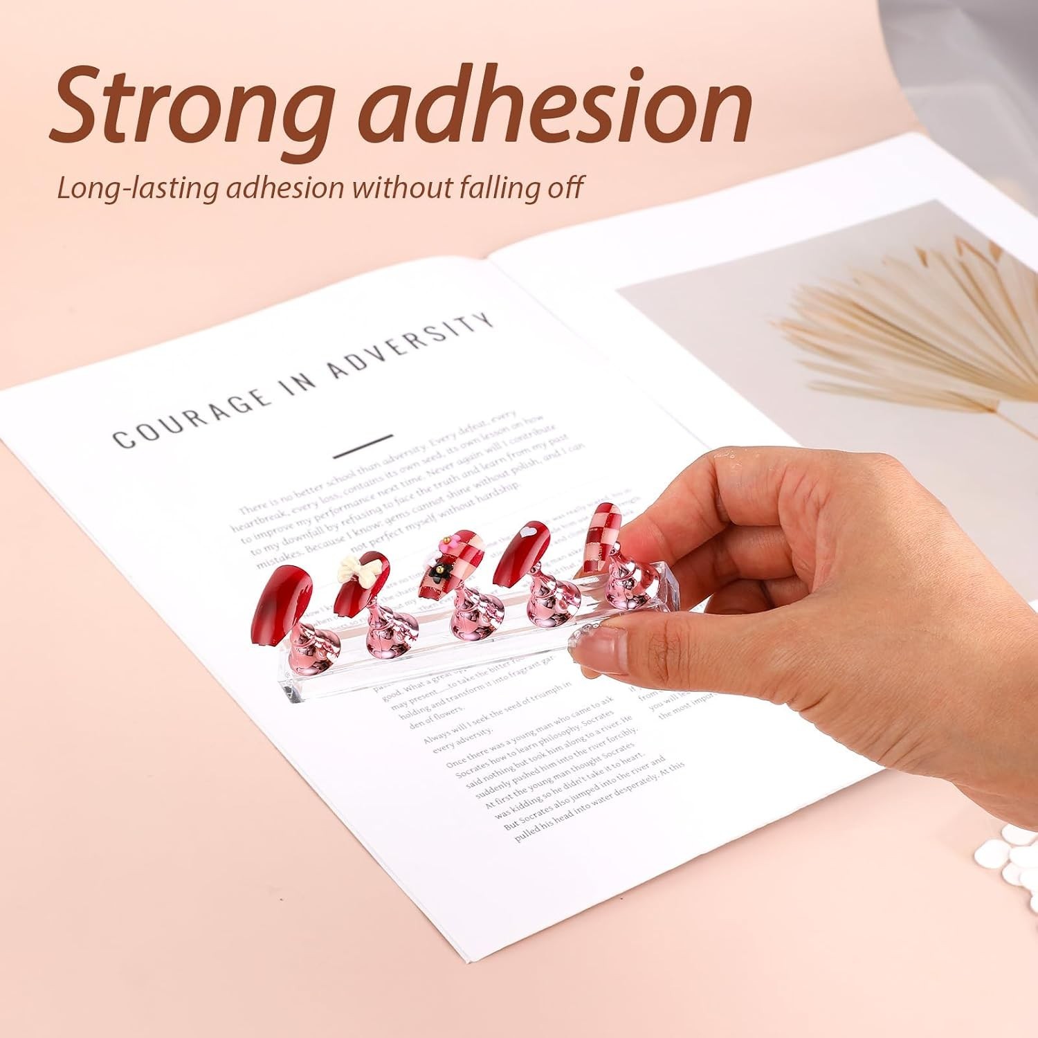 600 Pcs False Tip Double Sided Adhesive Tapes Double Sided Tapes for Nail Art…