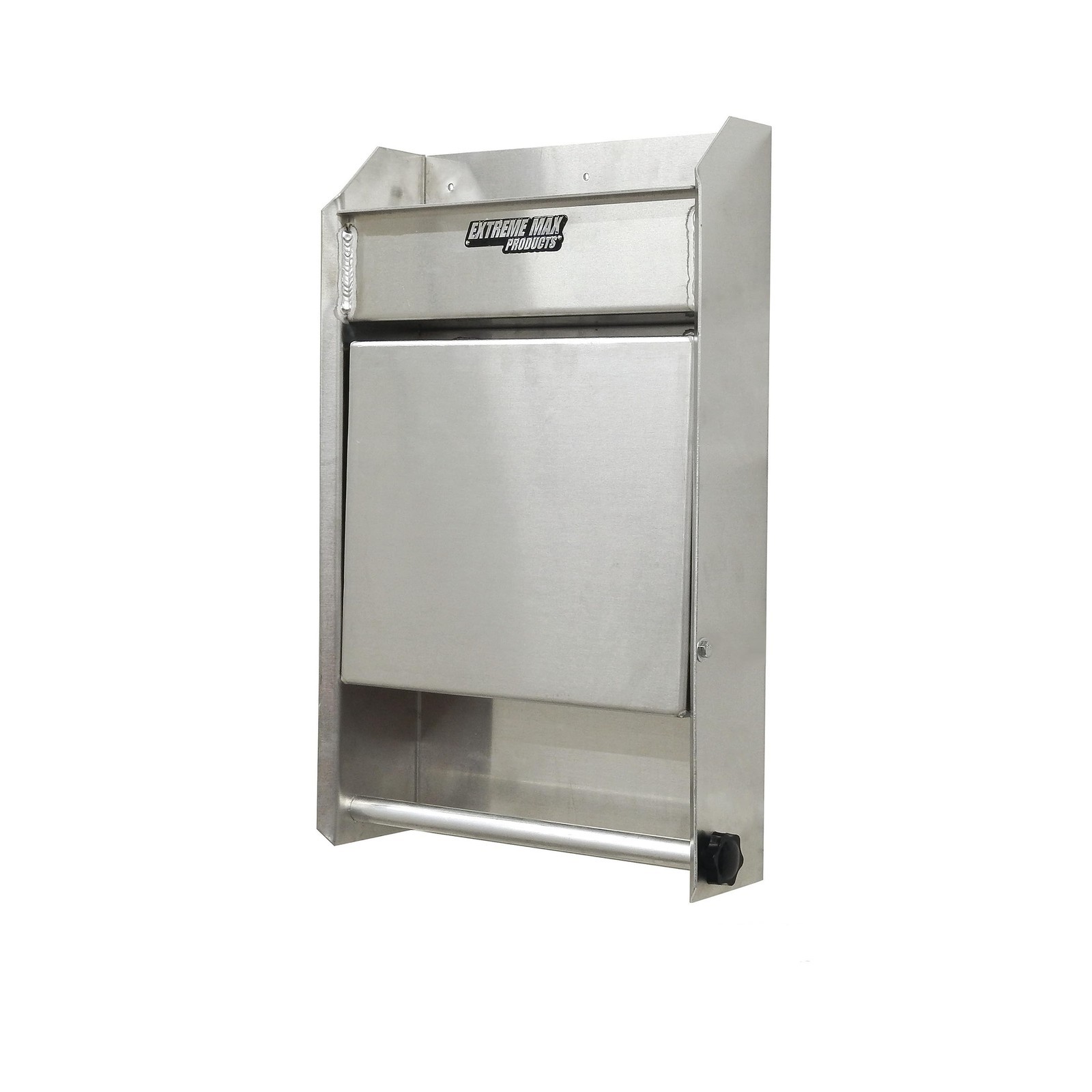 Extreme Max 5001.6053 Junior Aluminum Work Station Storage Cabinet Flip-Out W…