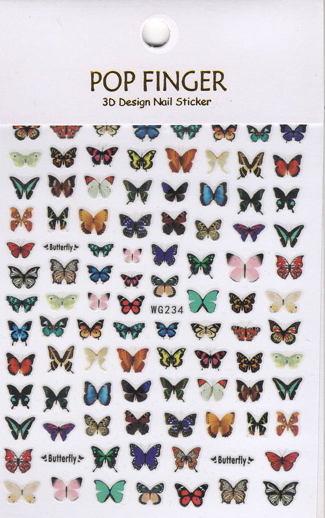 Nail Art Stickers Water Decals Flowers Lace Tribal Jewels Feathers Butterfly