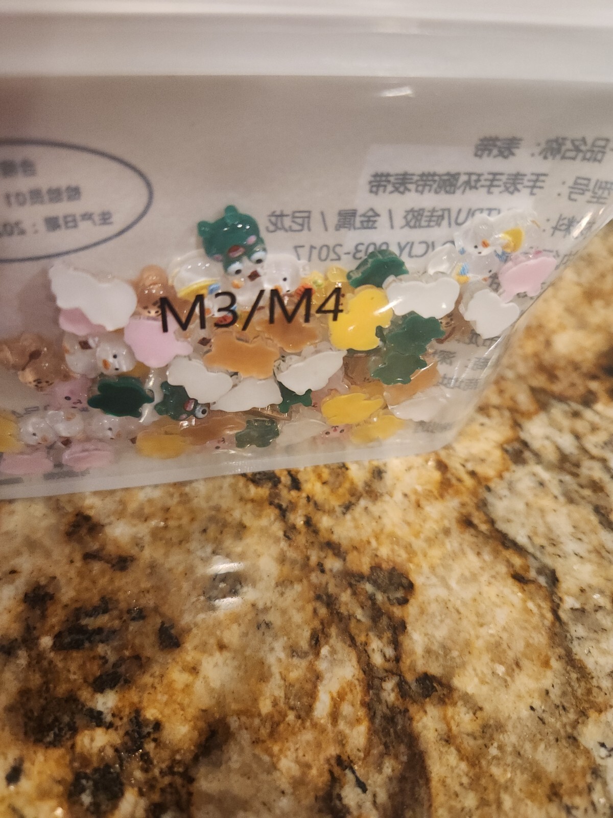 Kawaii Sanrio Characters Mini Nail Charms 60pc Resin Embellishment Manicure Art