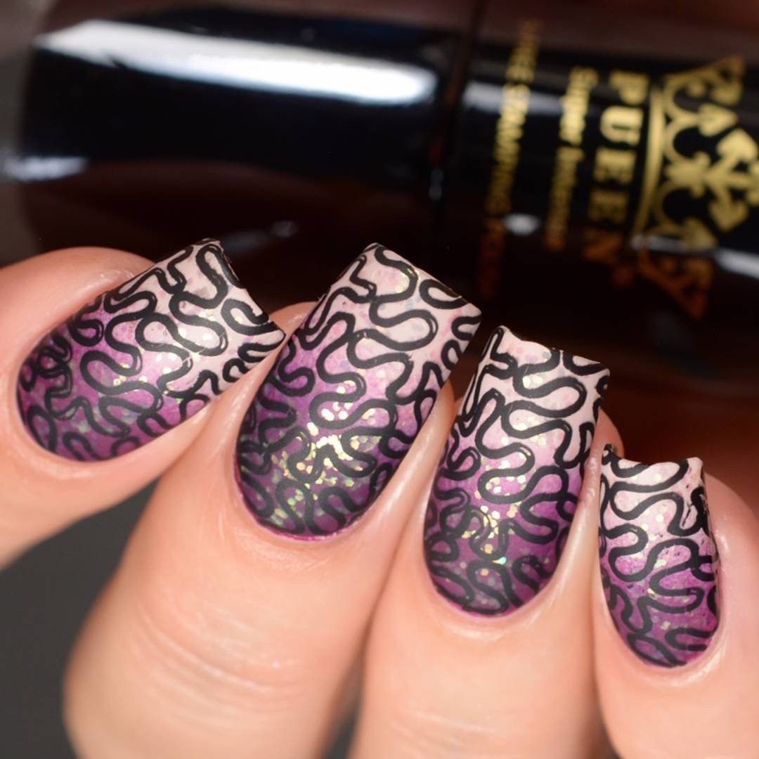 Nail Art Stamping Plate – Fancy Lover 02-125x65mm Unique Nailart Polish Stamp…
