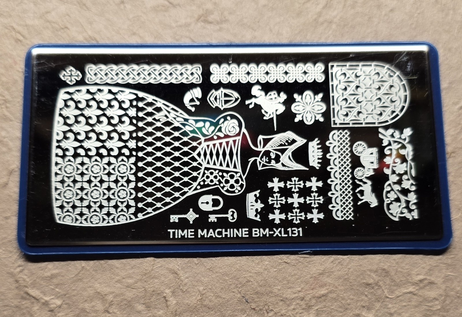 HTF Maniology Bundle Monster Time Machine BM-XL131 Ball Party Nail Stamp Plate