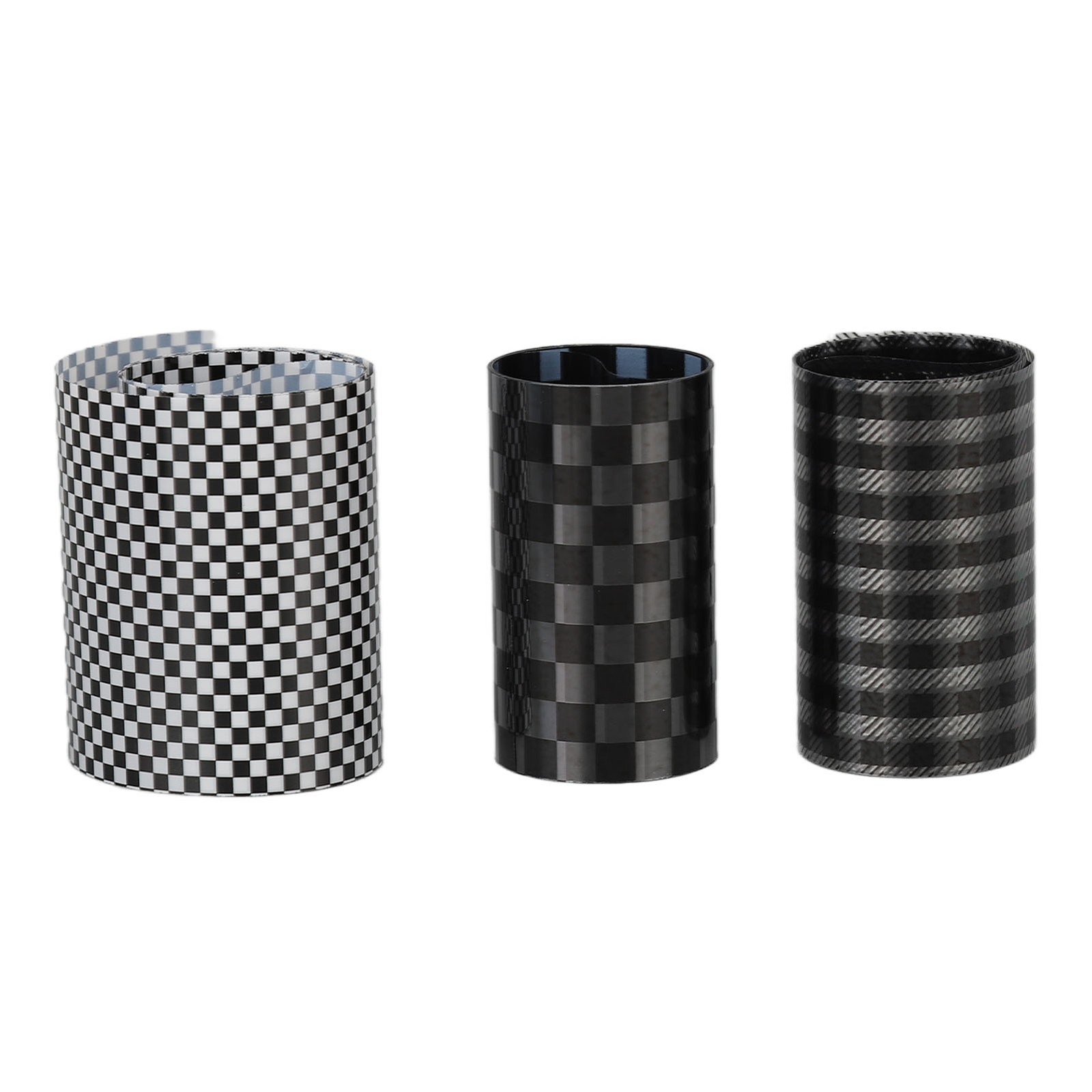 10 Rolls Black White Plaid Nail Art Sticker DIY Decals For Home Trending