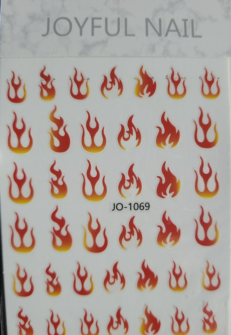 Flames Nail Art Stickers
