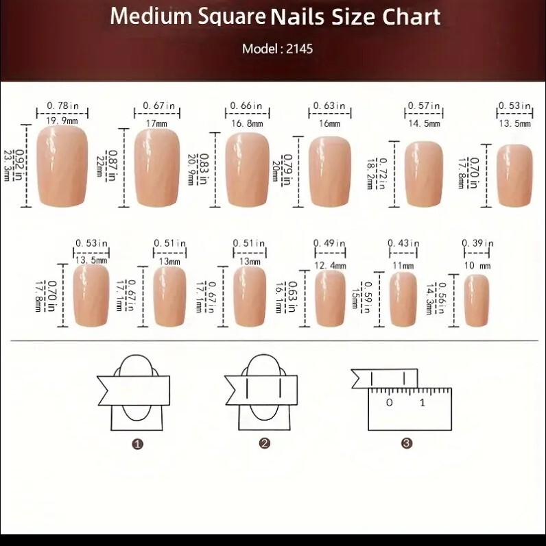 Solid Color Glitter Is Gorgeous Press-Glue On Nails Reusable 24 Each New