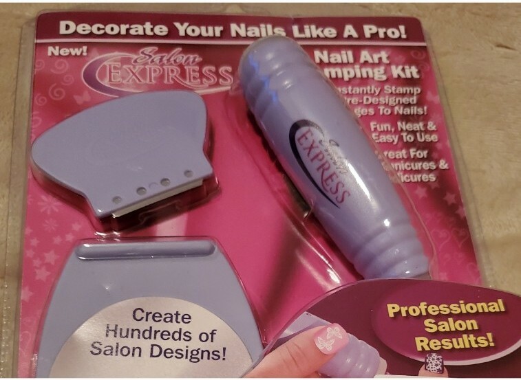 Salon Express Nail Art Stamping Kit As Seen on Tv Body Care / Beauty Care / Body