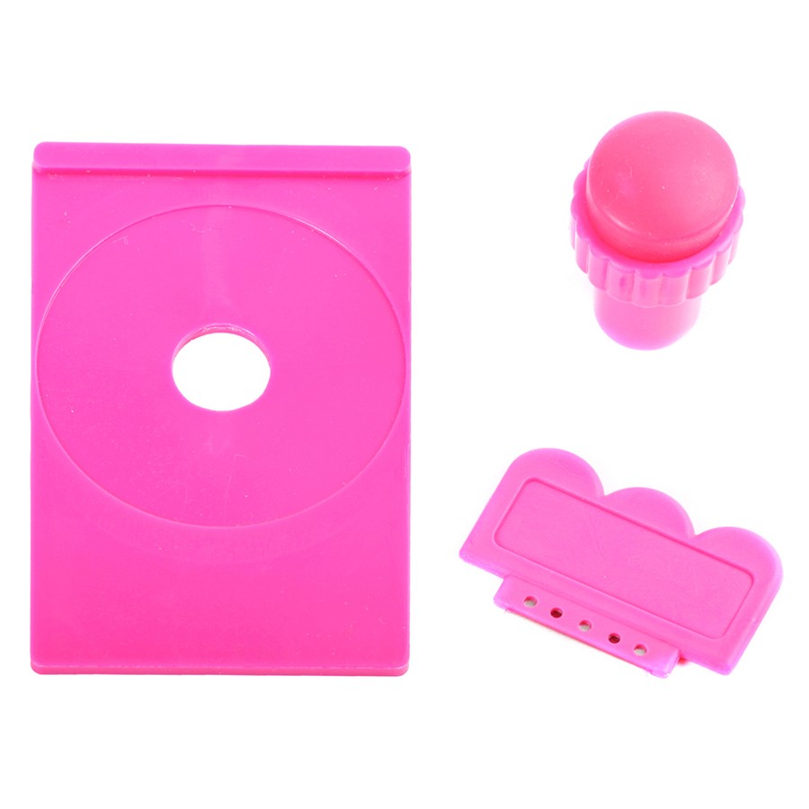 SHANY Stamping Nail Art Image Plate Holder/Scraper/Stamper – All in one set