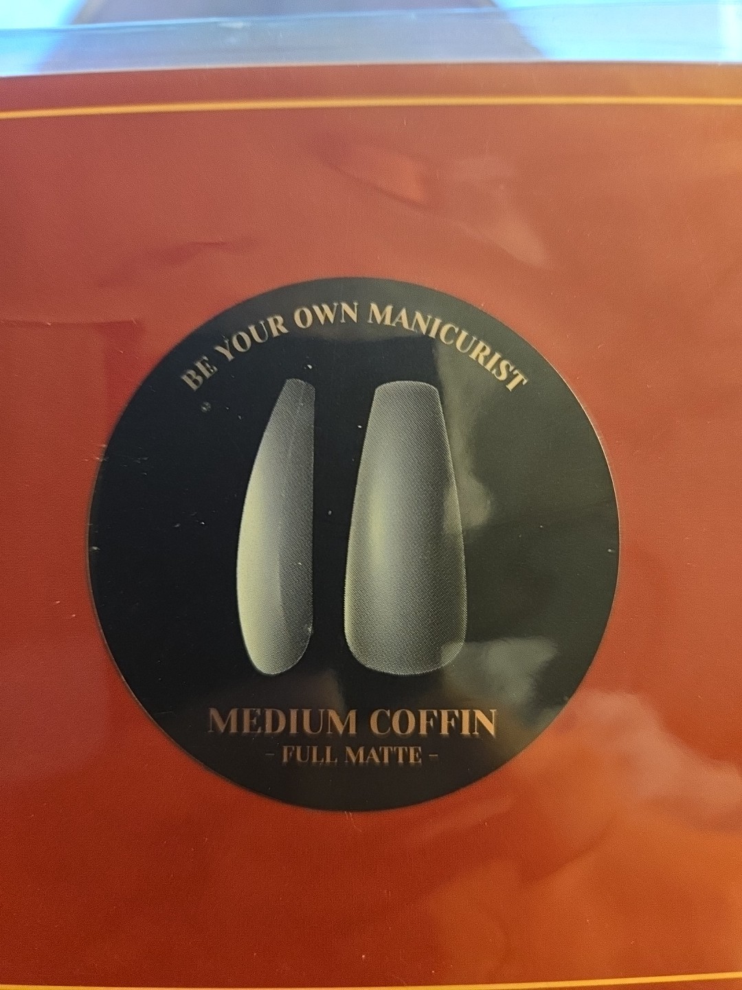 510PCS Full Matte Coffin Gel Nails with Box,ROSALIND Medium. Coffin Tips