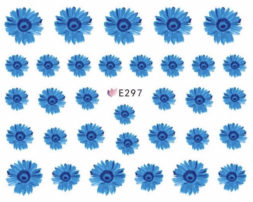 3D Nail Art Sticker Daisy Flower Floral Decal Manicure DIY Nails Peel and Stick