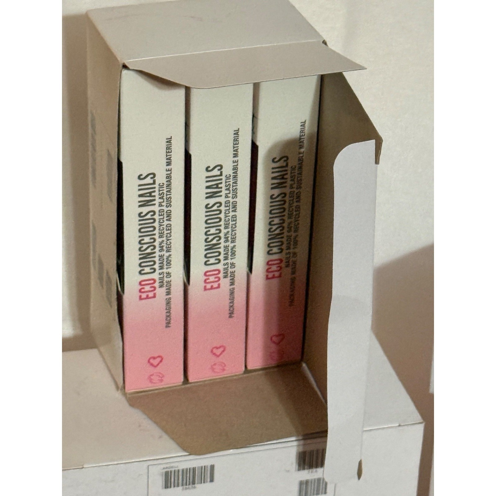 Ardell Nail Addict Eco Mani Nail Tips Poppy Pink Oval 30 Count 3 Pack 58636