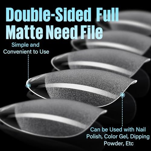 Almond Nail Tips Acrylic False Nails 240Pcs Almond Nails Gel Nail Tips Short