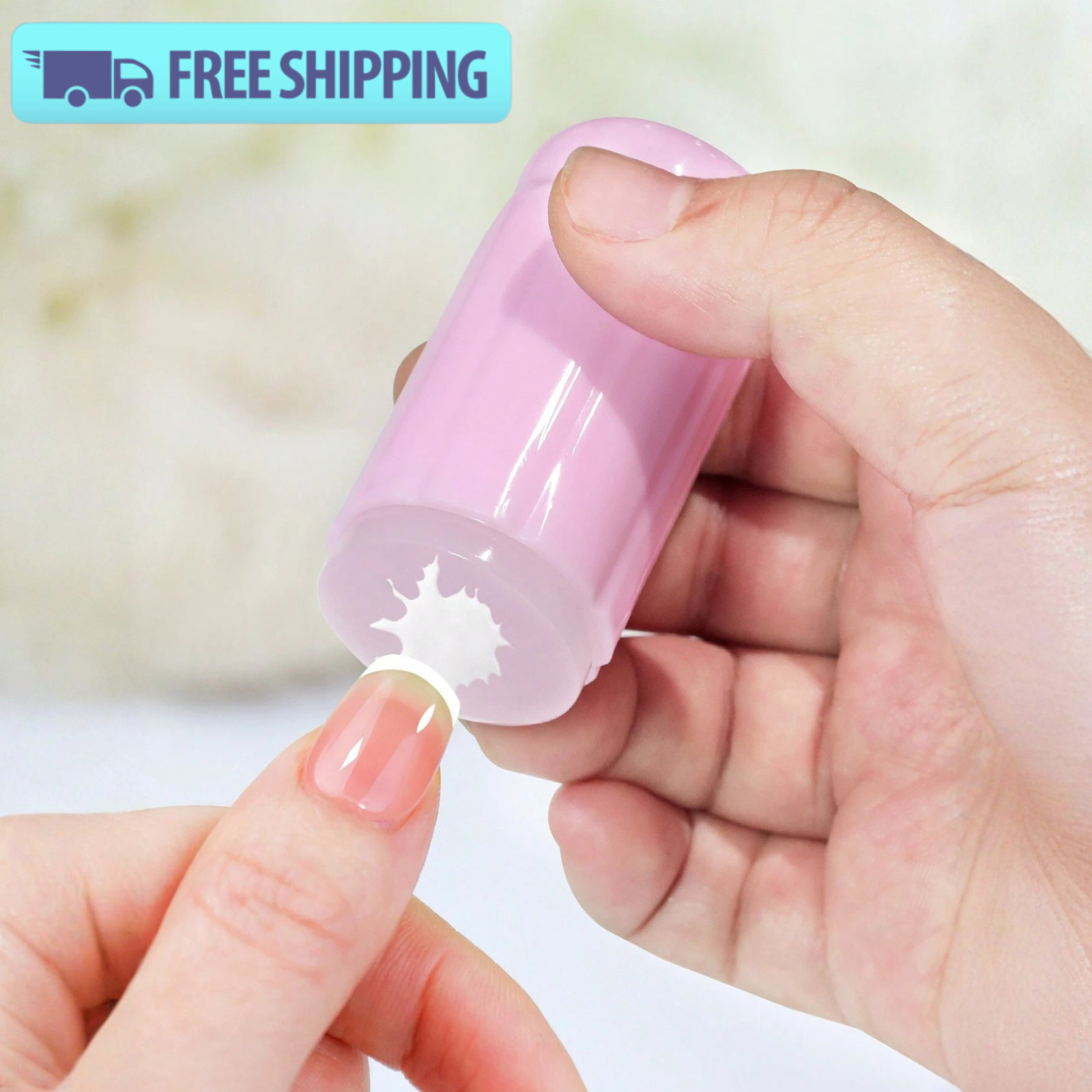 Silicone Nail Stamper French Manicure Stamping Jelly Nails Art Scraper Stamps