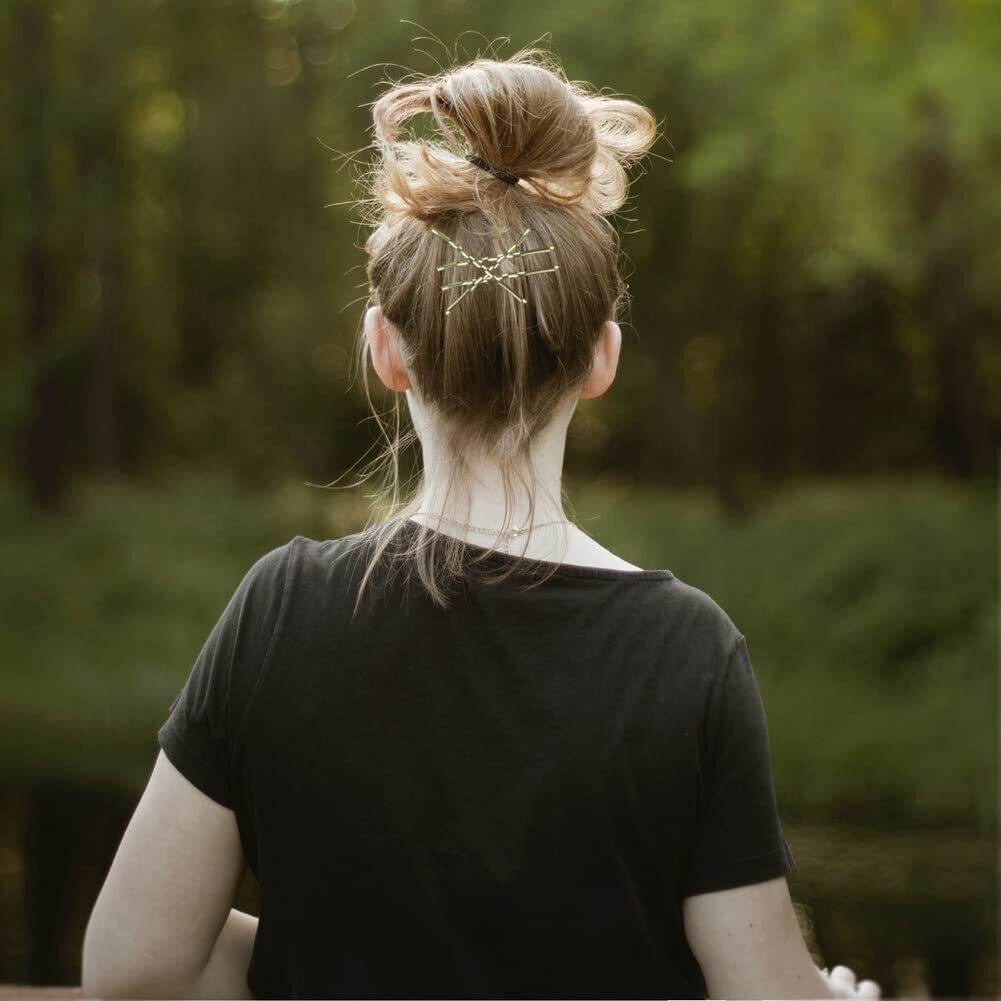 220pcs 2.76 Inch Large Bobby Pins Blonde for Women, Jumbo Hair Gold（2.76inch）