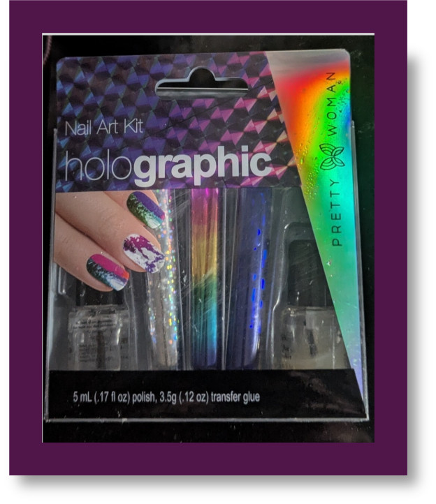 “Nailed It! 💖 Pretty Woman Holographic Nail Art Kit – 6 Foils, Glitter & Sequin