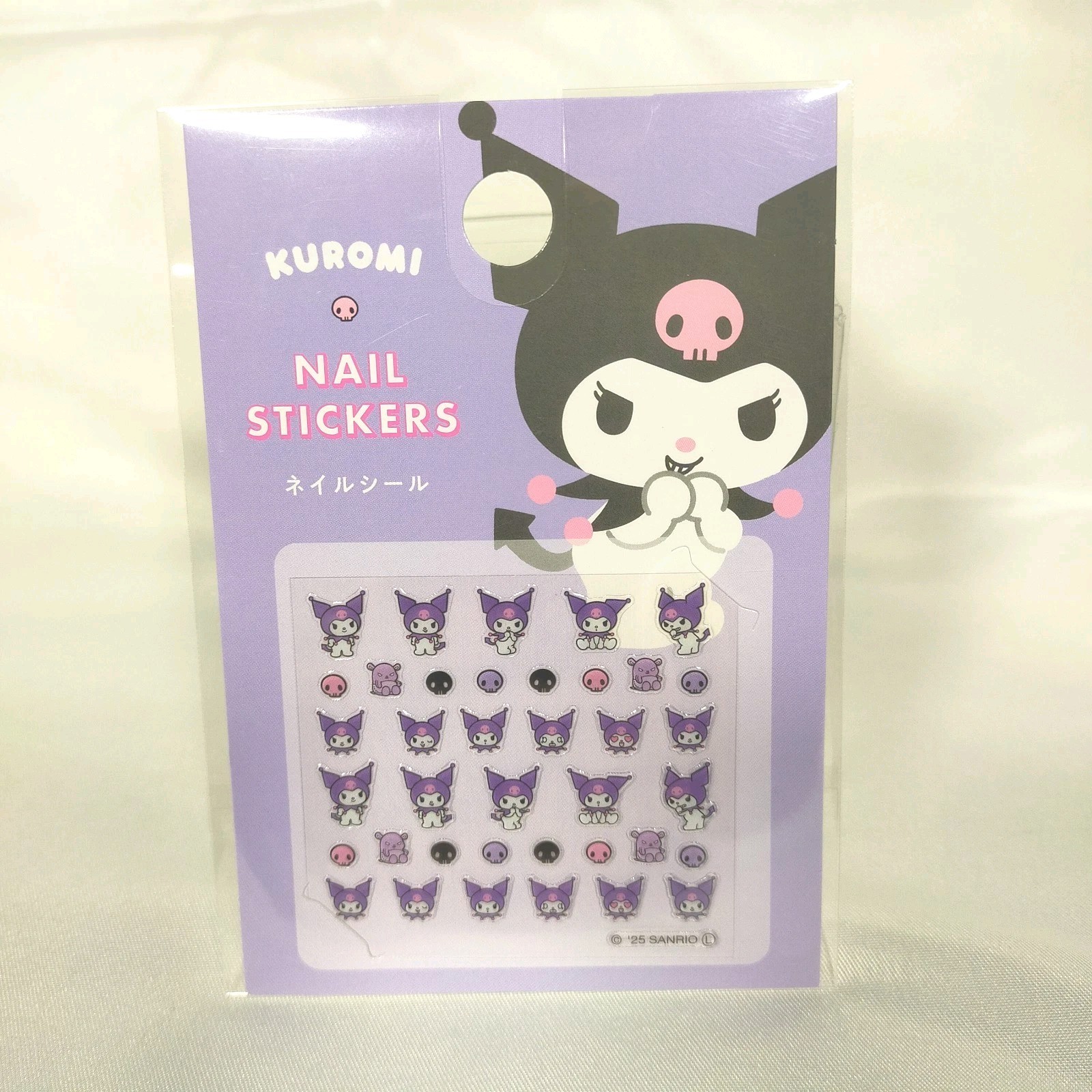 Sanrio Nail Sticker Set 4pcs Hello Kitty Kuromi My Melody Japan