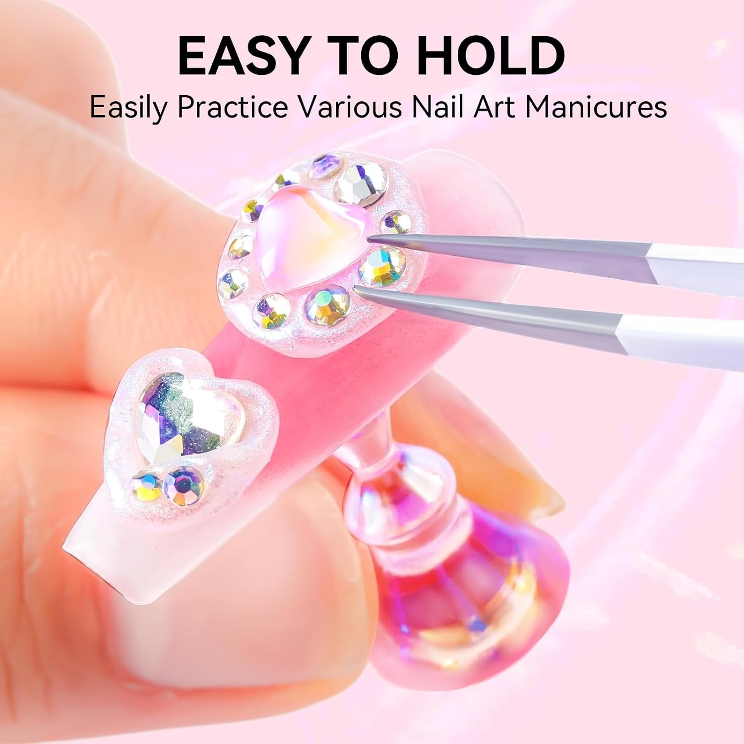 Nail Stand Kit: Magnetic Nail Holder For Press-On Nail Art Painting | Fake Nail