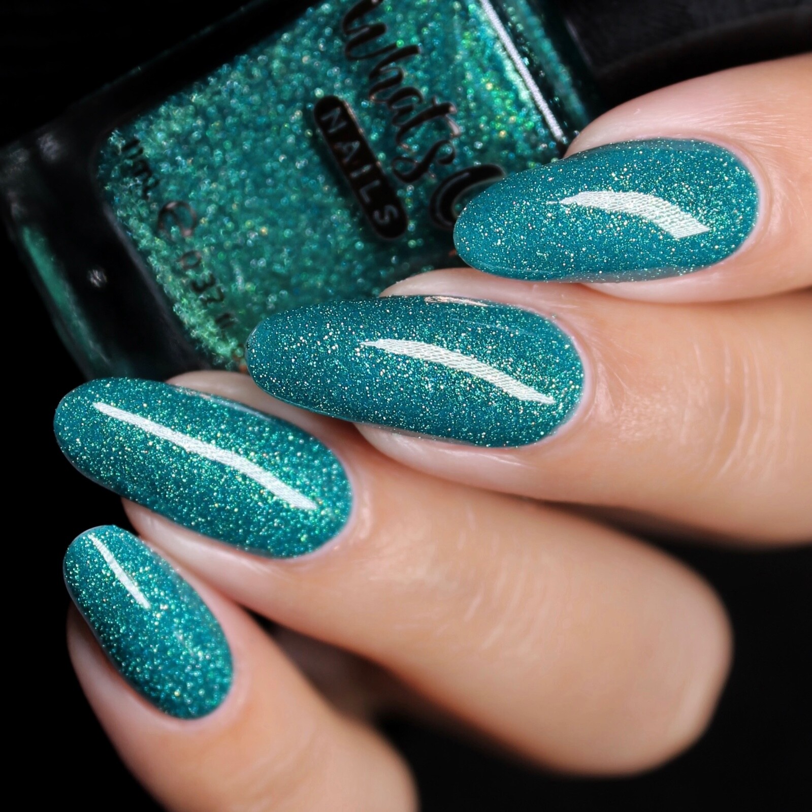 Can’t Unsee Regular Polish (Teal Flash Reflective), Nail Polish for Nail Art