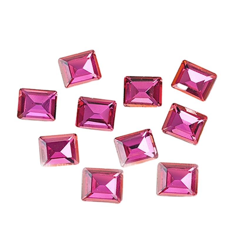 10Pcs Rhinestone Crystal Nail Art Drill 3D Transparent DIY Glitter Manicure