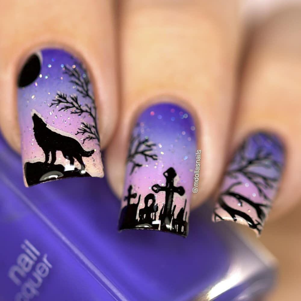 B031 Gothic Affection Plate For Stamped Nail Art Design