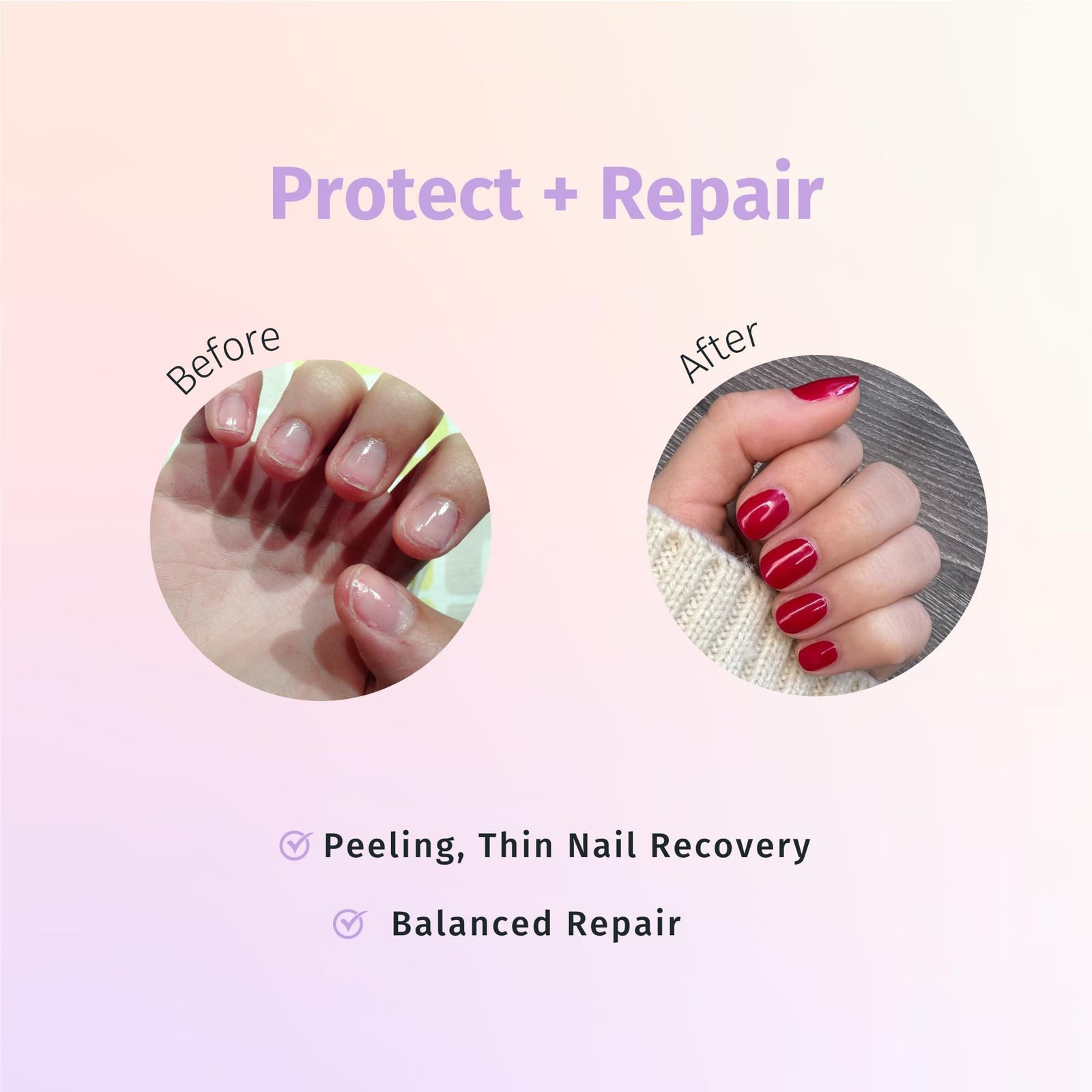 Duri Rejuvacote 2 Nail Growth Base and Top Coat, Balanced Repair – Nail Harde…