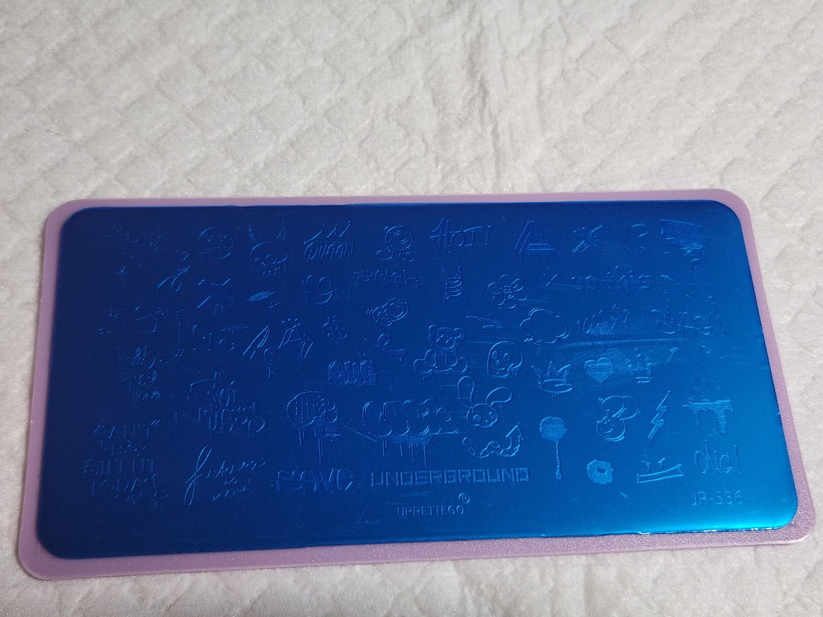 Graffiti Art Nail Stamping Plate – New (JR-536)