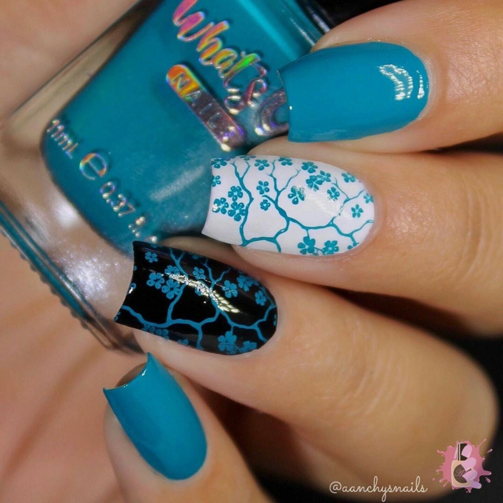 Whats Up Nails – Not a Big Teal Stamping Polish (Teal), Nail Polish for Nail Art