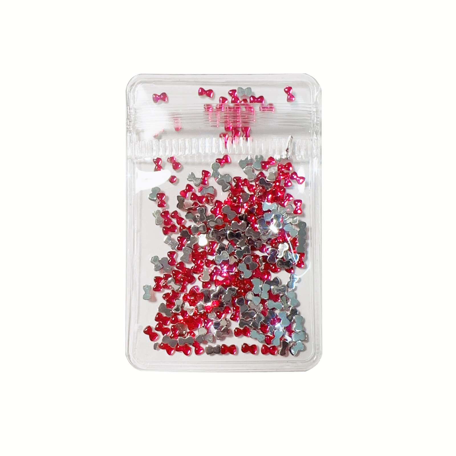 [DDP]2*3mm Bowknot Nail Art Rhinestones 12 Colors Shiny Acrylic Nail Rhinestones