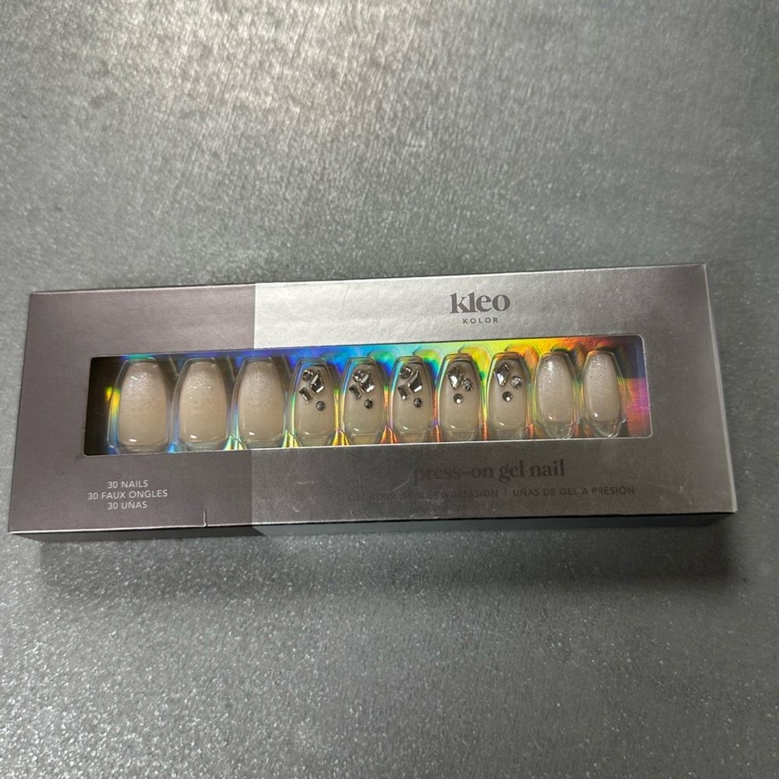 Kleo Kolor Press-On Gel Nails Luxe Collection – Moonlight – Free Shipping