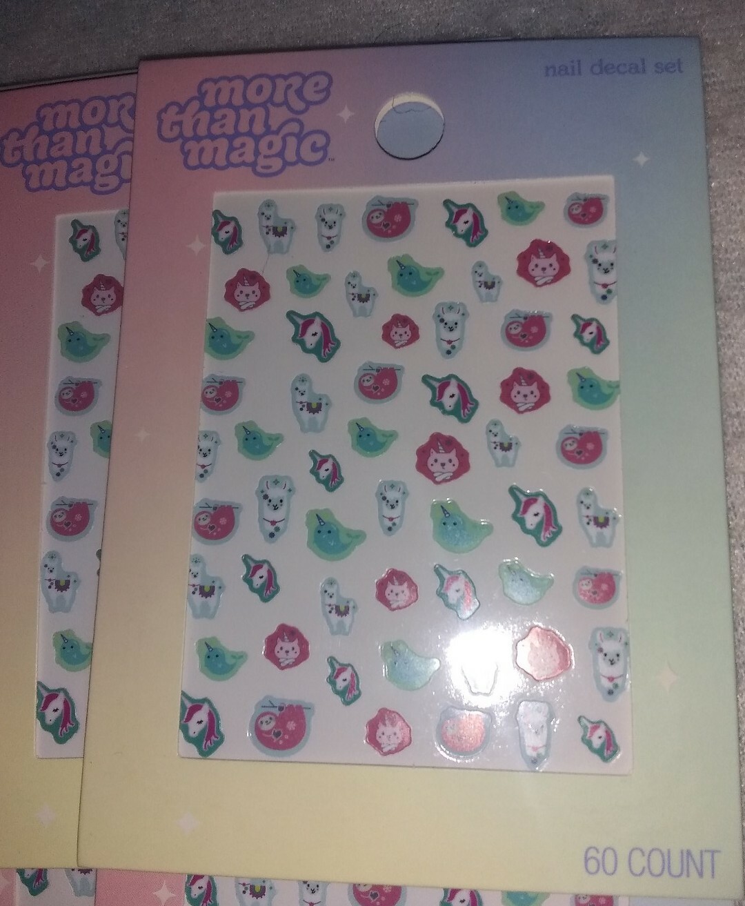 Set of 12 More Than Magic 60 count Nail Art Kit- BRAND NEW