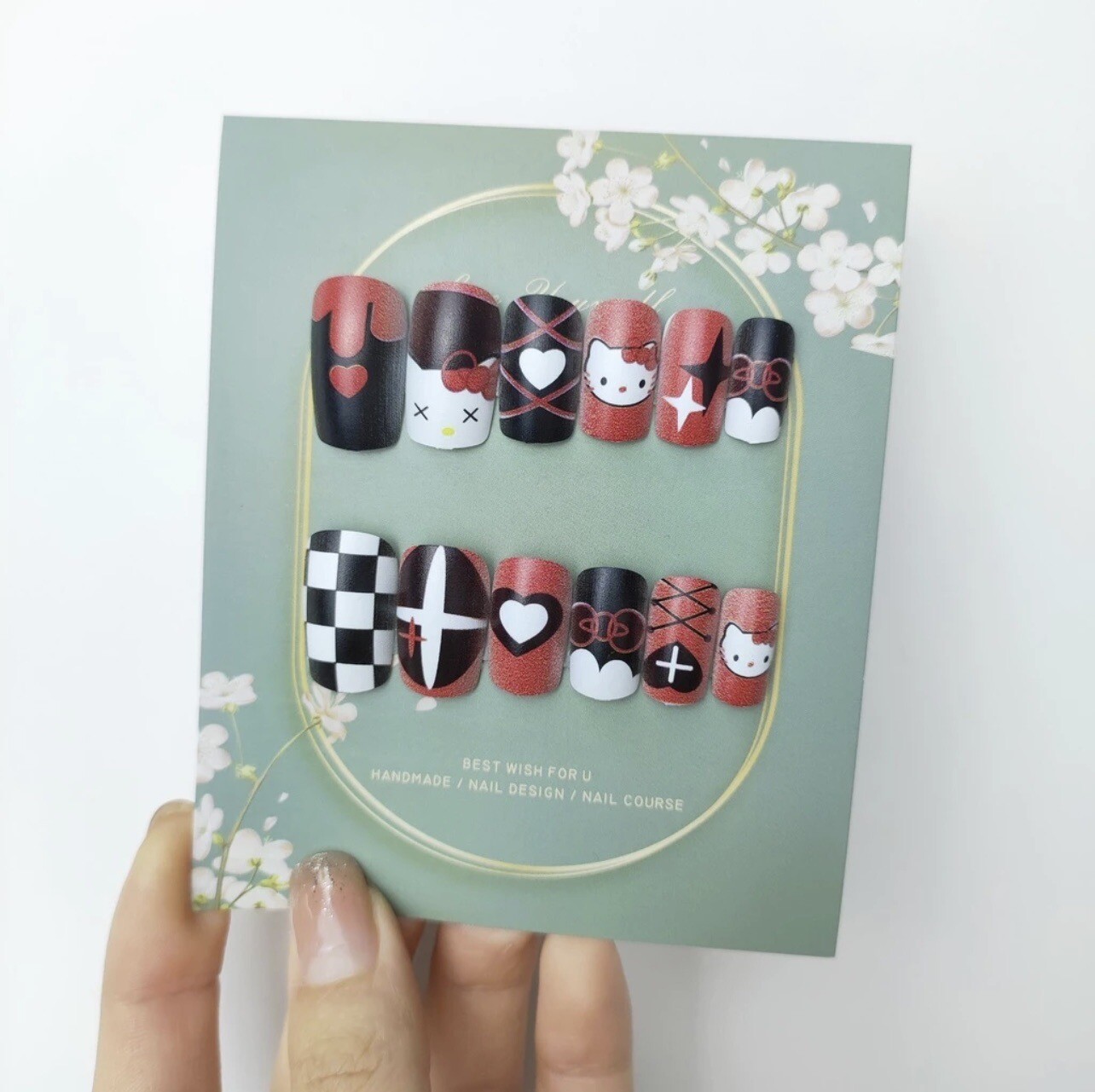 press on nails short-medium