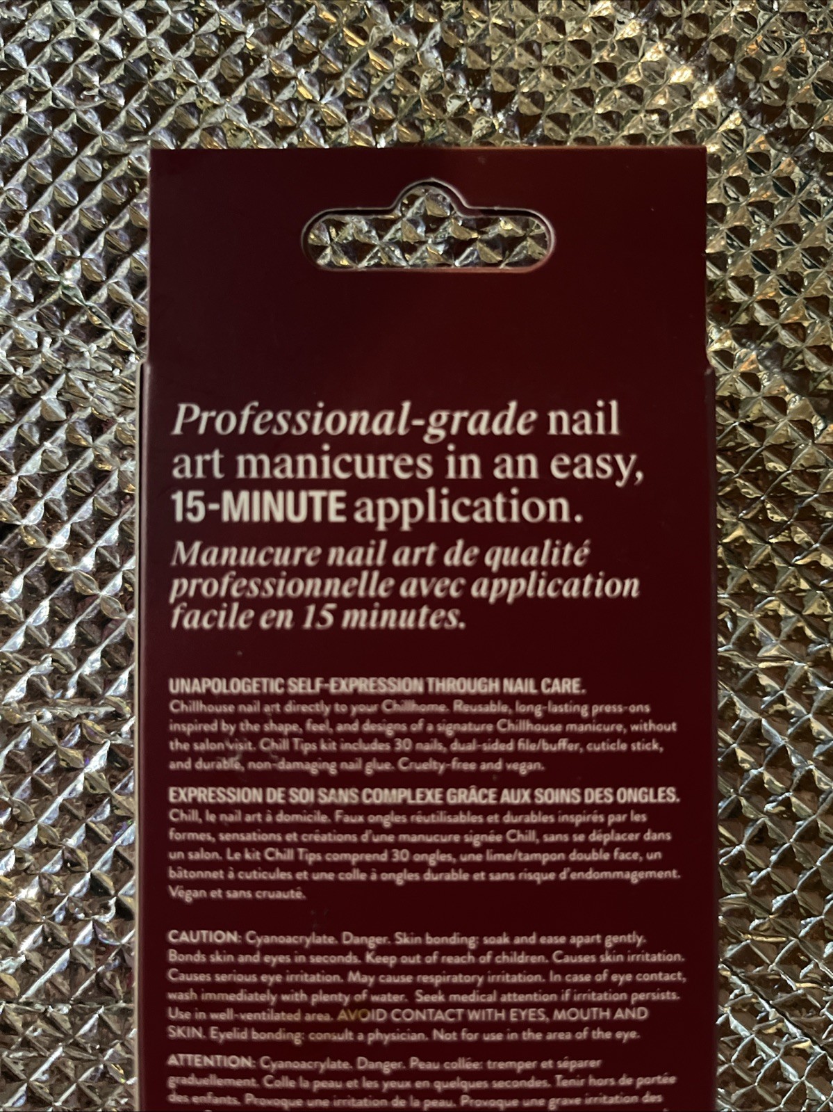 Chill House Chill Tips Long Lasting Press On Nails Nail Glue Included