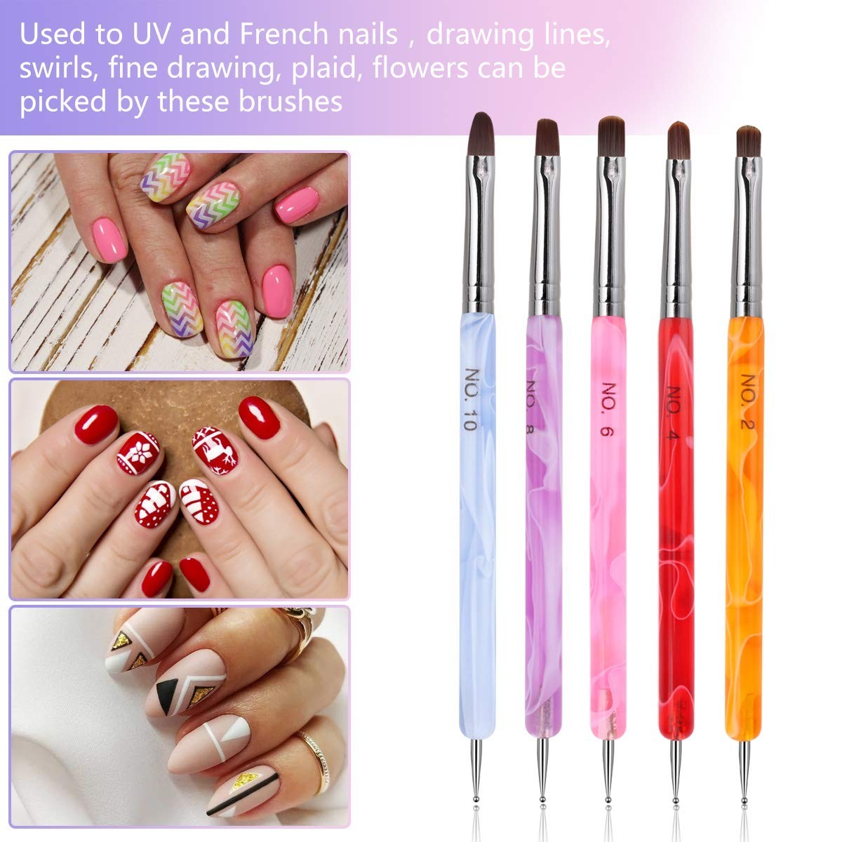 Set de 2 Recipientes liquido Monomero Profesional uñas Acrilicas +Pinceles uñas