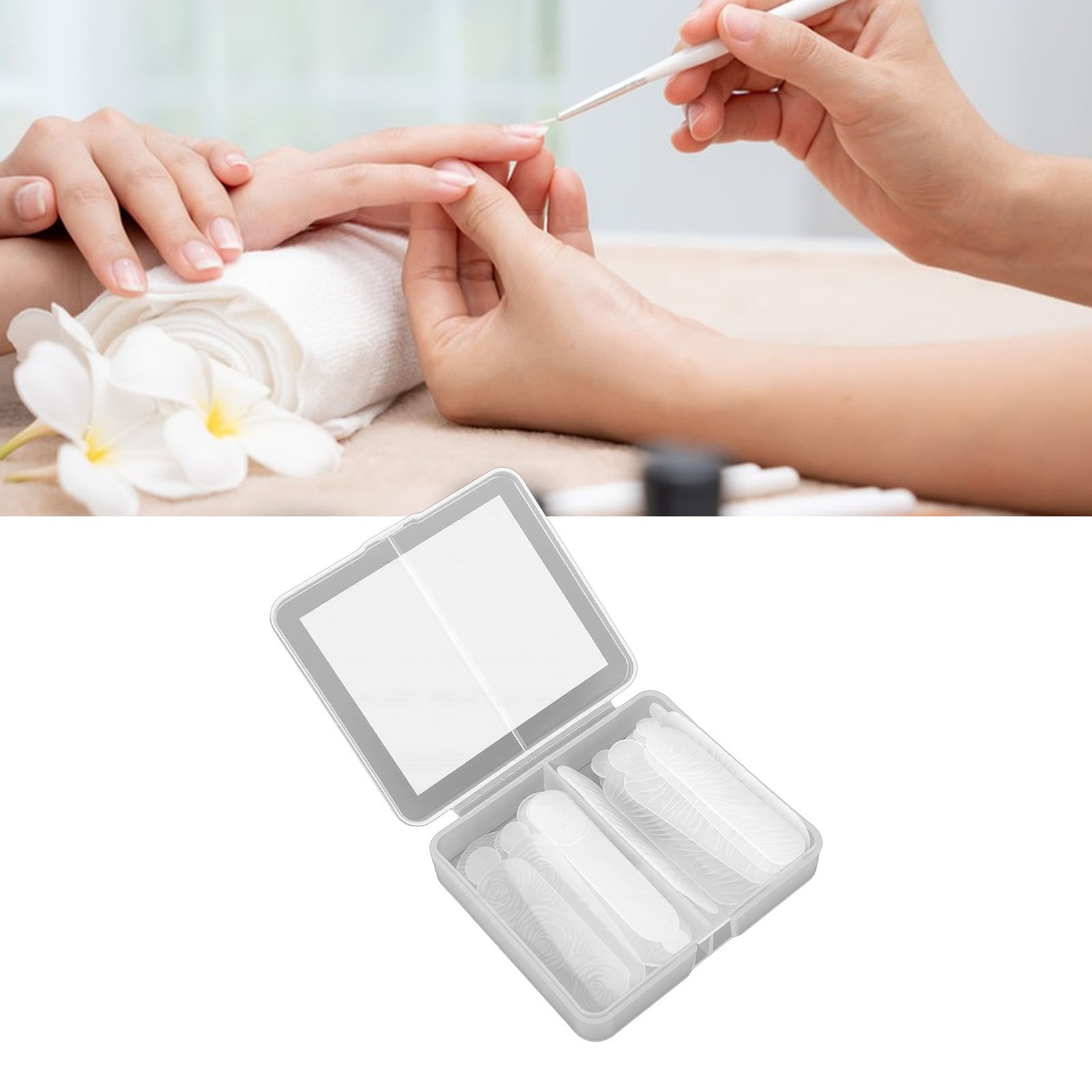 1-24pcs 3D Nail Art Silicone Mold Reusable Stereo Printing For DIY