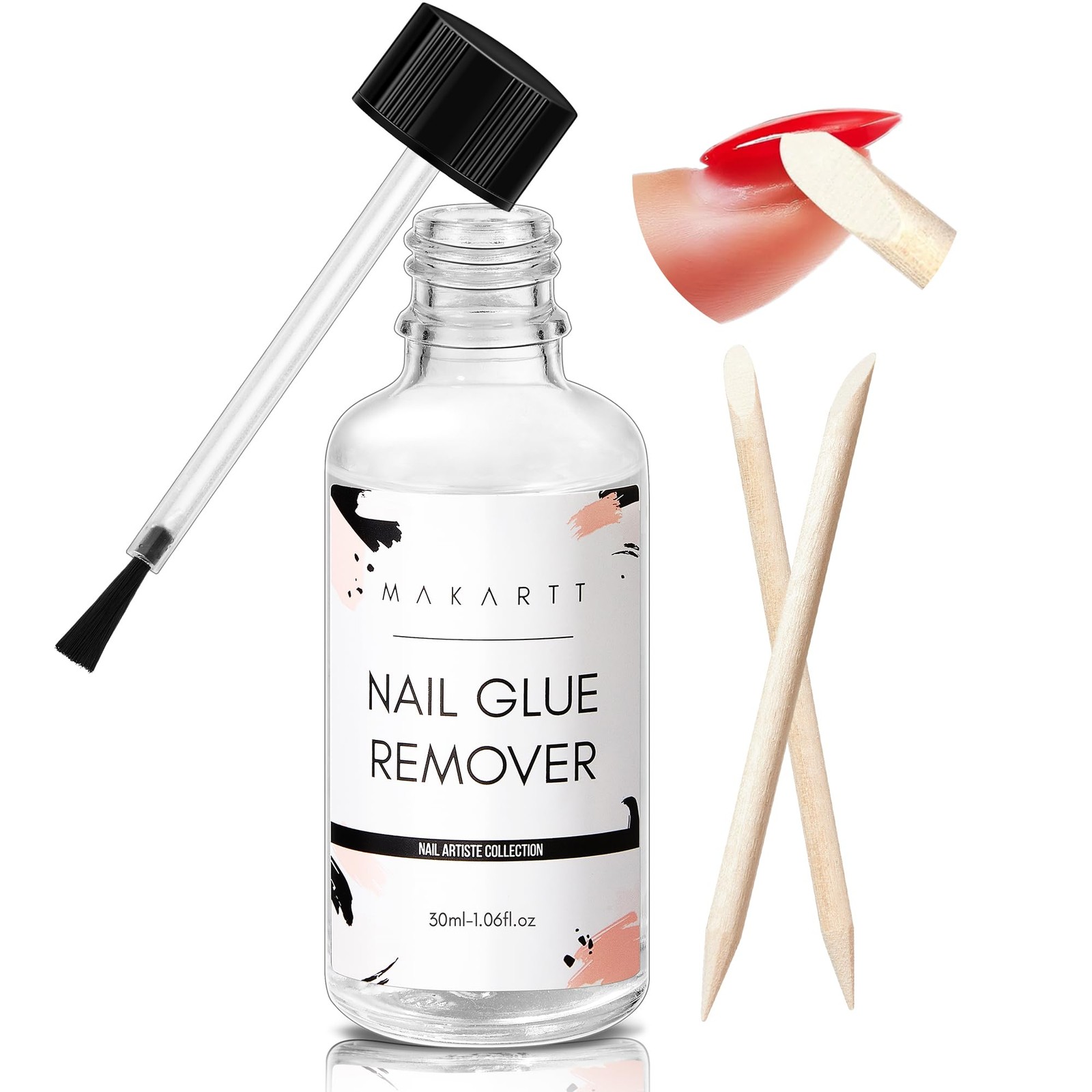 Nail Glue Remover – 30ML Glue-Off Debonder for Press-On Nails, Tips, Quick Glues