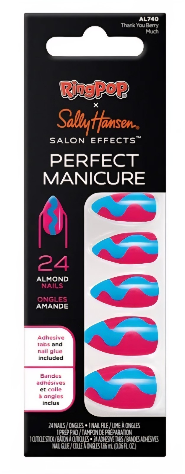 Lot of 4RING POP x Sally Hansen Perfect Manicure Press-On Nails