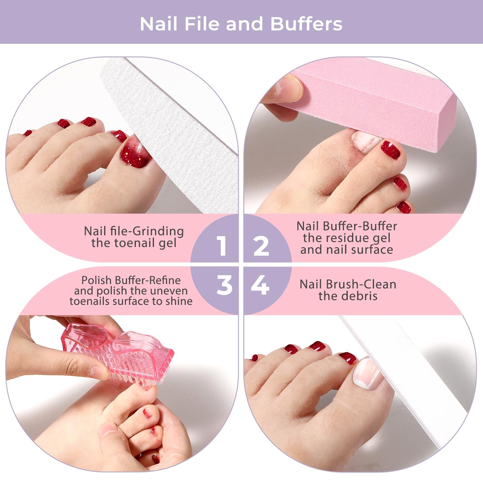 YGQQOY Toe Nail Soaking Bowl, Acetone Soak Off Bowl,Toe Soak Tray,Soak Off Gel