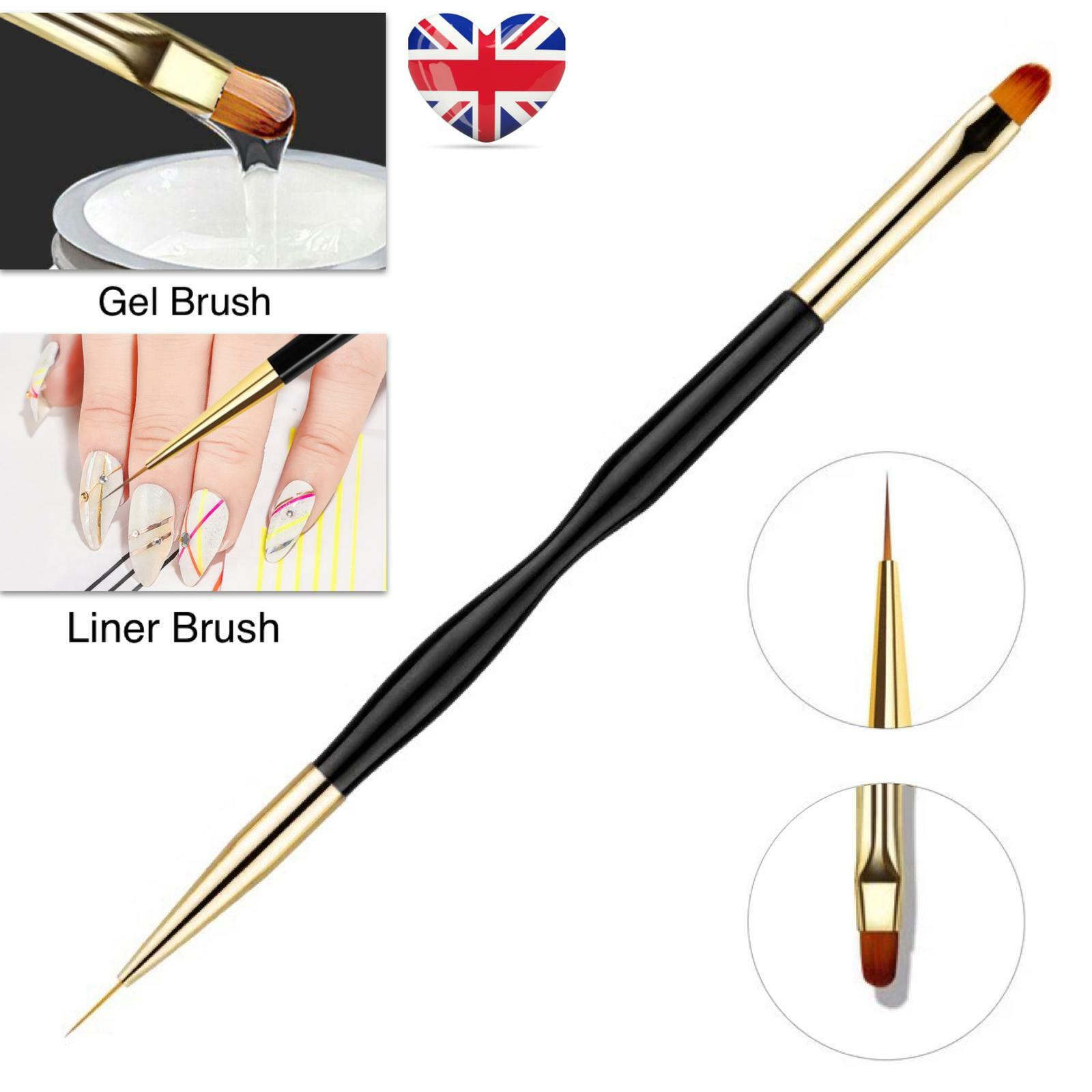 Nail Brush Builder Extension Size 6 Liner Silicone Painting Pen Poly Gel Acrylic