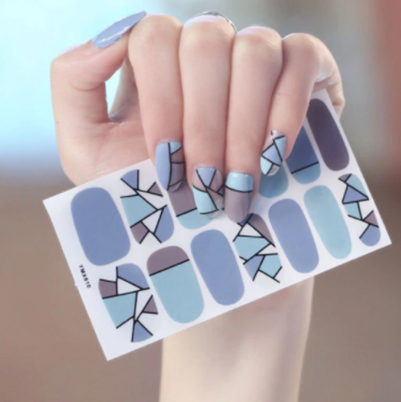 14 pcs/sheet Nail Art Self Adhesive Water Proof Nail Wraps
