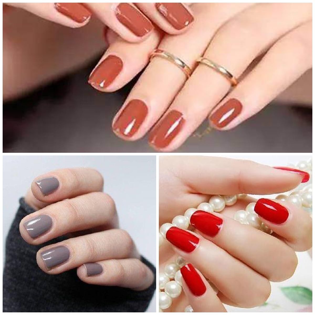 20 Sheets Solid Color Nail Wraps for Women Adhesive Nail Polish Stickers Stic…