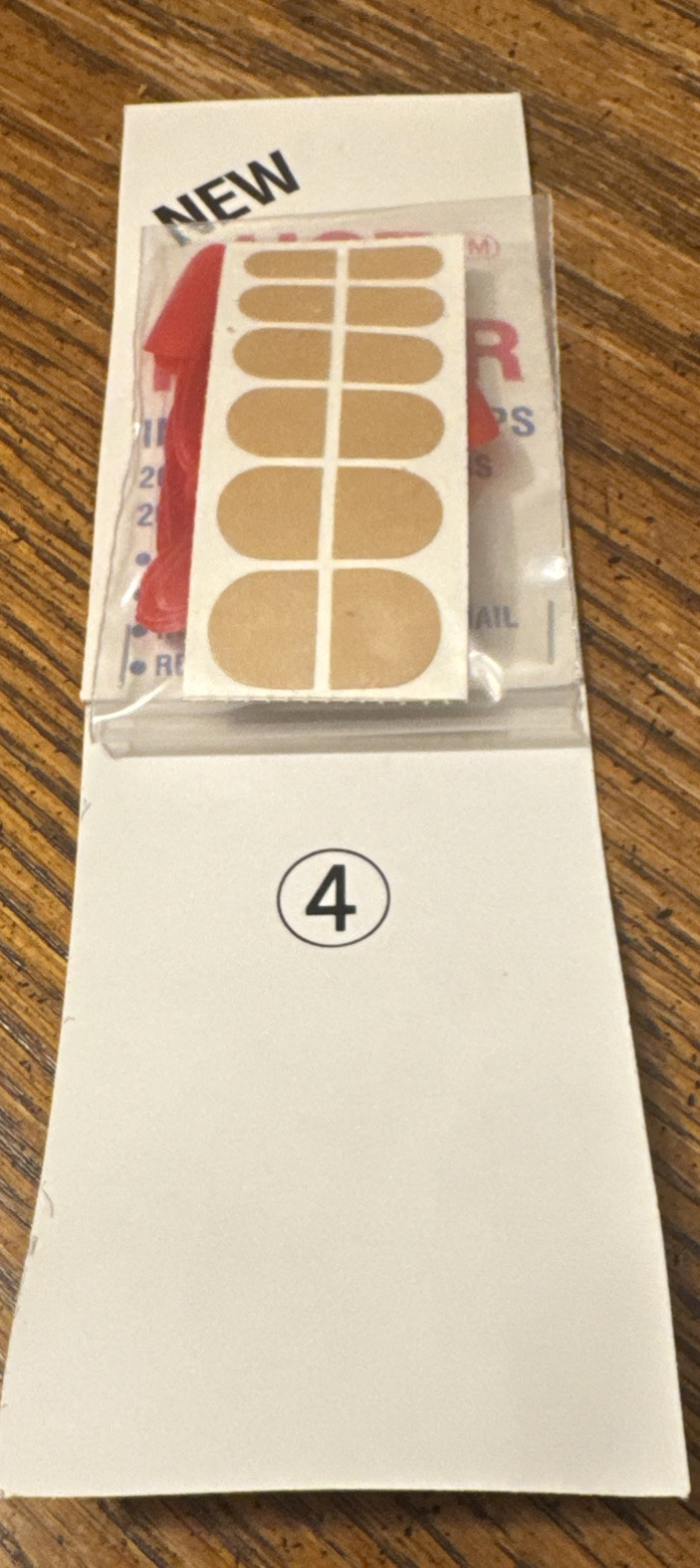Hot Finger Instant Nail Tips, Red, Made In USA