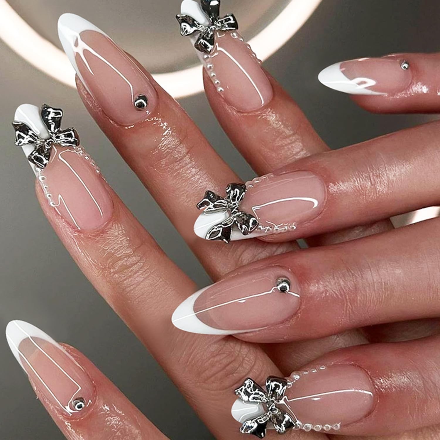 6 Packs 144 Pcs | Reusable Press on Nails | Stick on Nails 12 Sizes-6 Styles …