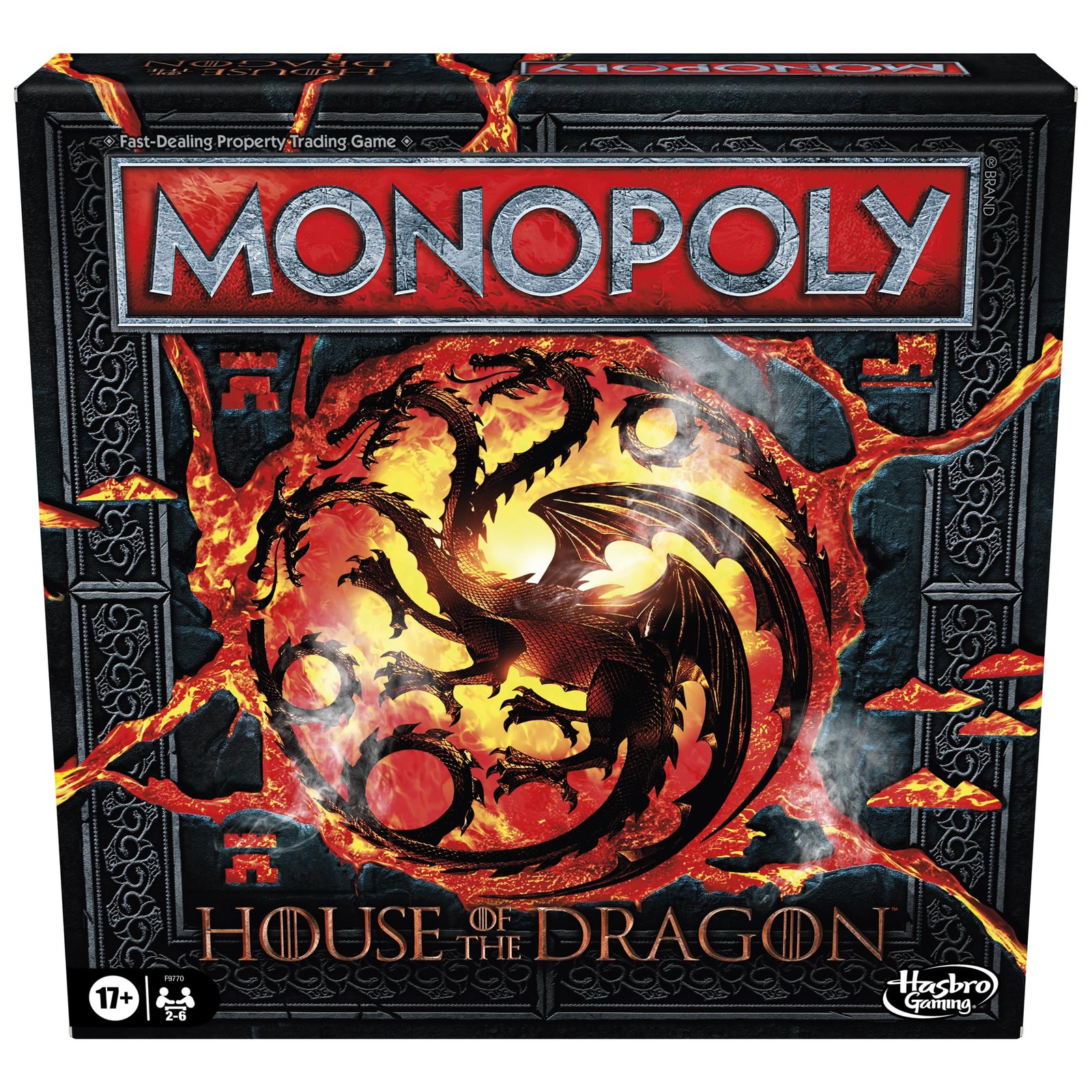 Monopoly House of the Dragon 2.48 inches x 11.496 inches, Not Applicable