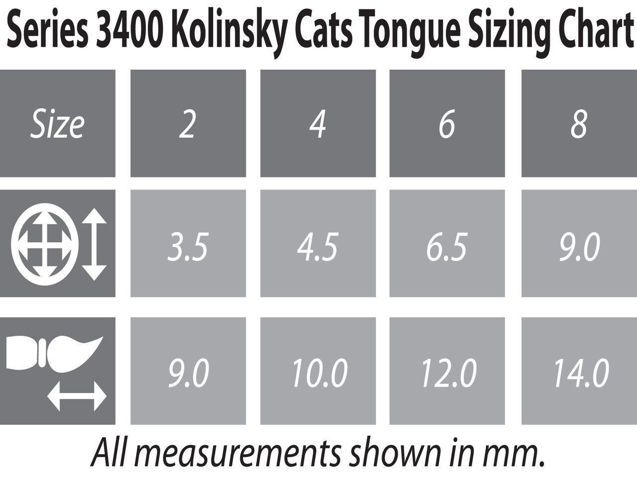 3400 Kolinsky Pure Sable Cat’s Tongue Brush