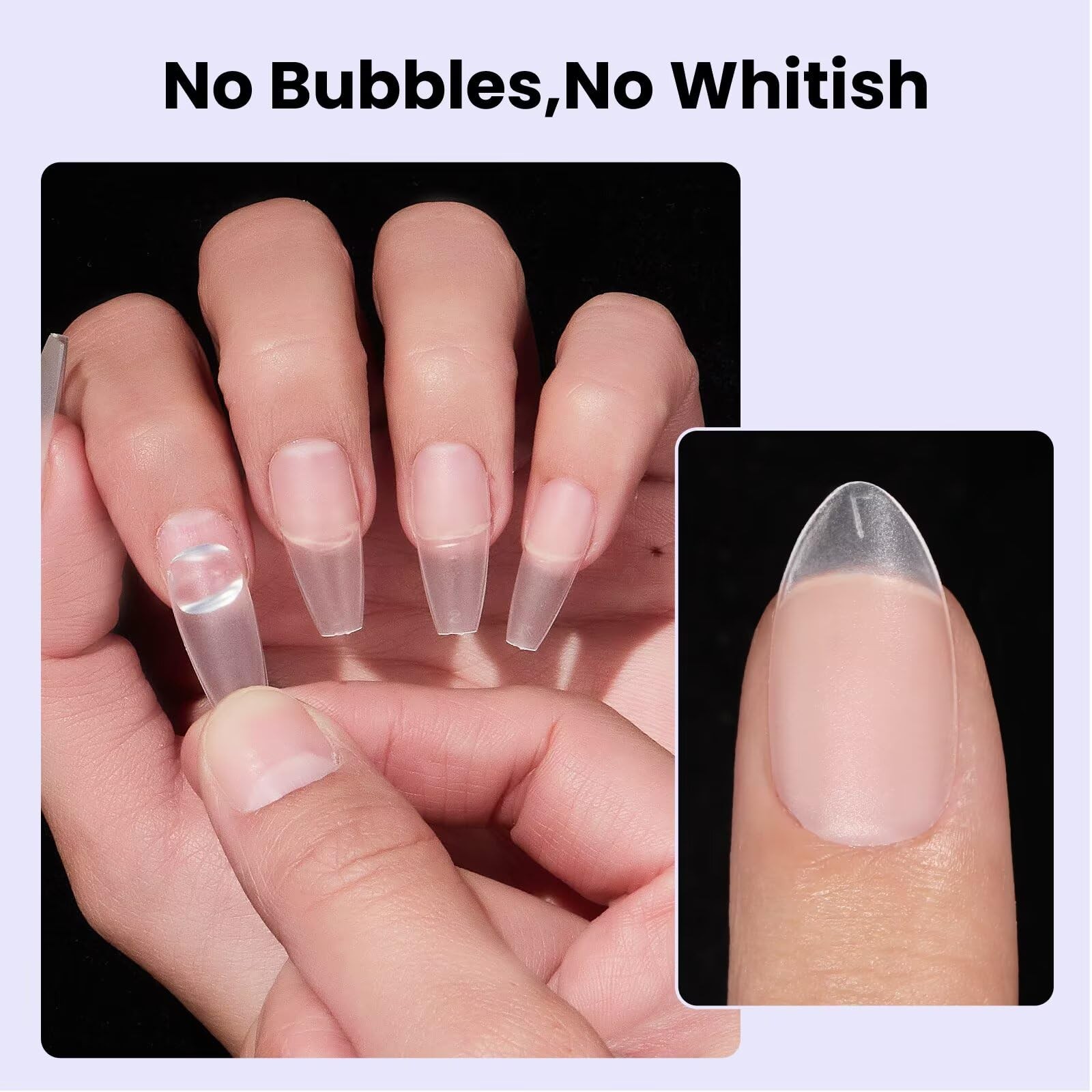 Btartboxnails Solid 30g Nail Gel for Nail Tips Upgrade 3 in 1 Cure Needed Sup…