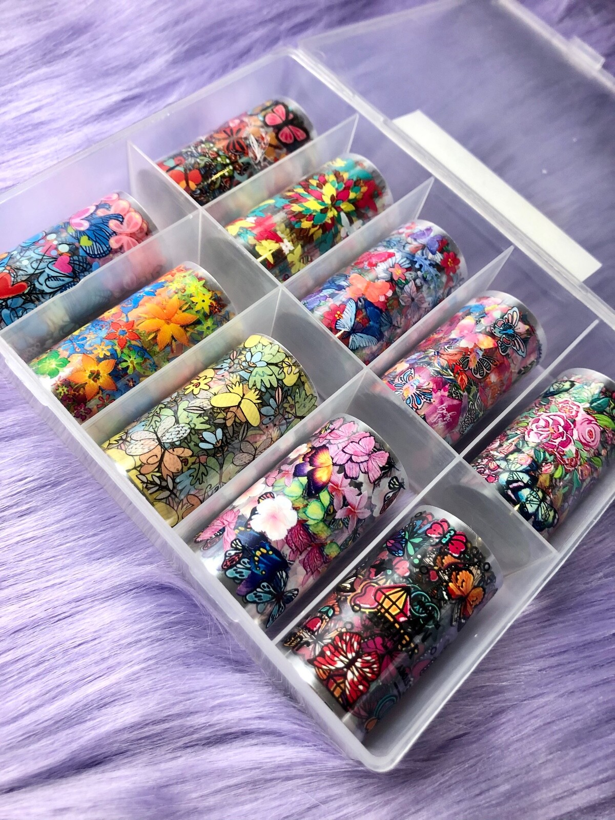 Nail Foil Transfer Decals – New – Butterfly – Transfer Foils – B25