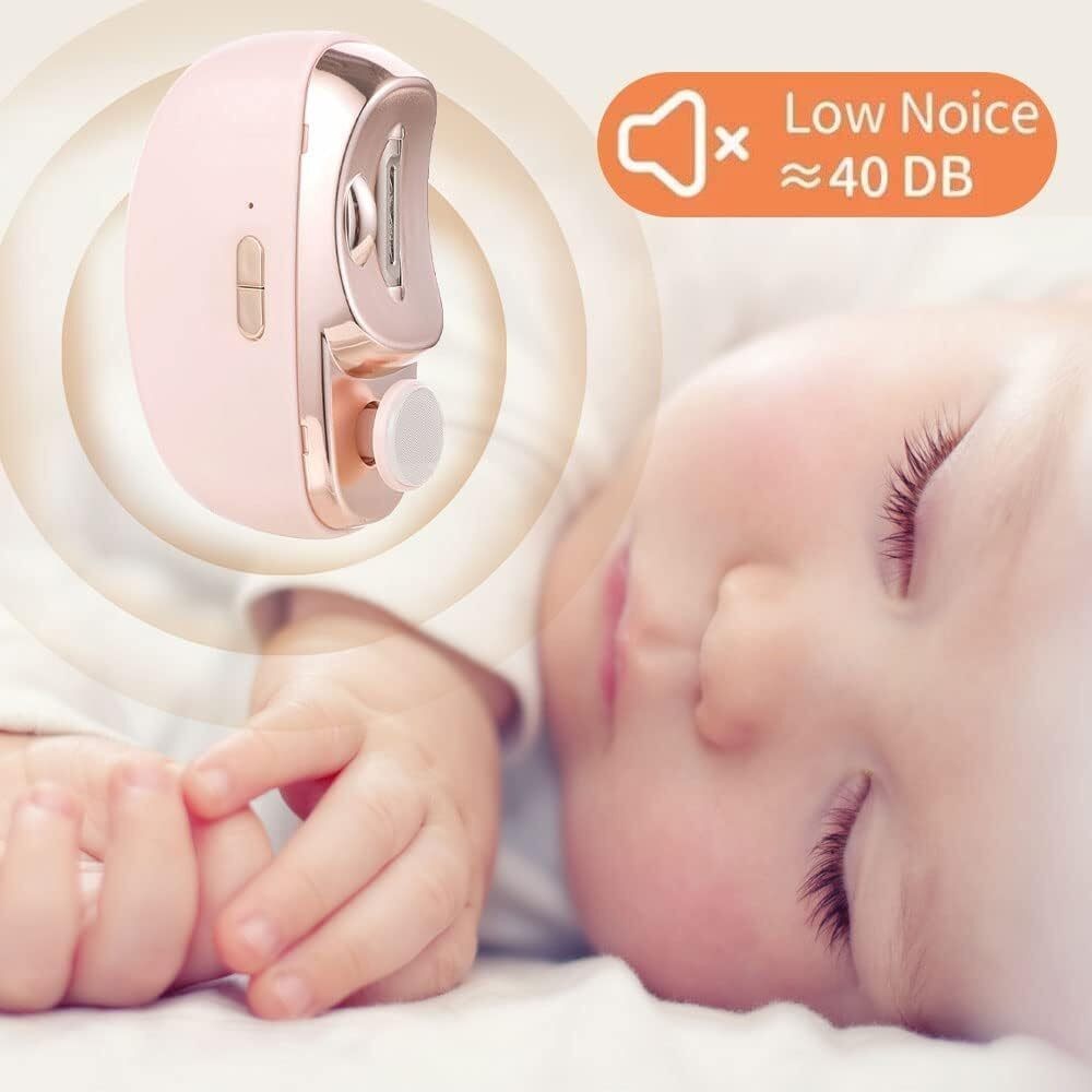 Electric Nail Clipper 2 in 1 Automatic Nail Trimmer Nail Polisher for Adults Kid
