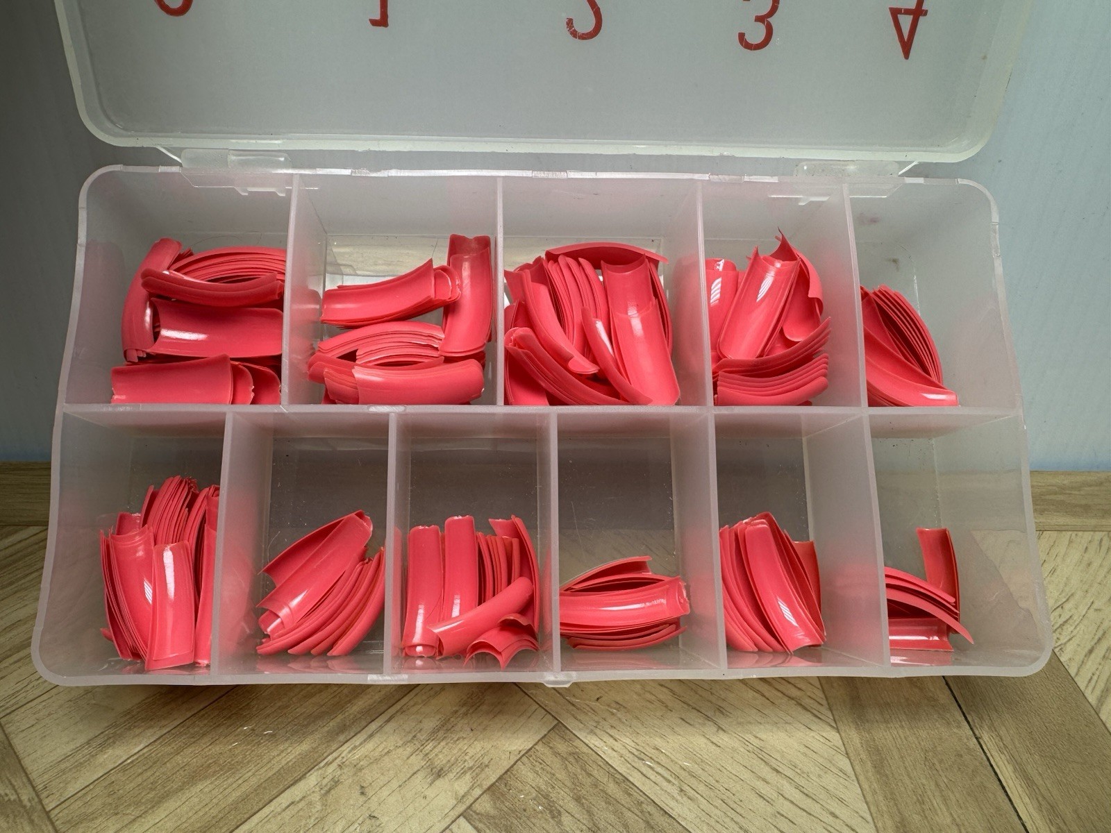 White Black Gray Pink Nail Tips – Lots Of Pieces Lot Of 8 Boxes