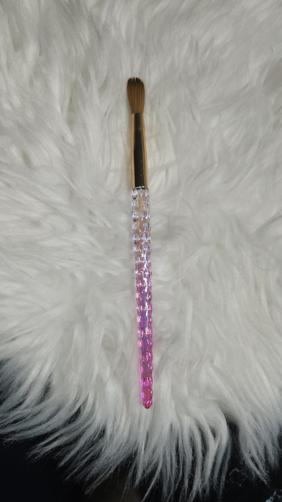 New Kolinsky Acrylic Nail Brush #12 Pure Sable Hair Pink Handle