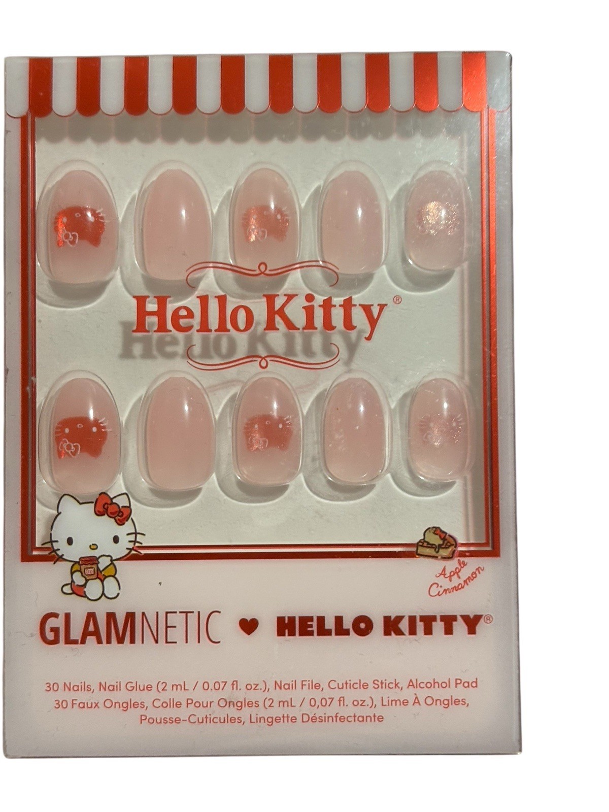 Glamnetic X Hello Kitty Press On Nails Lot 2Sets Cinnamoroll French Tip